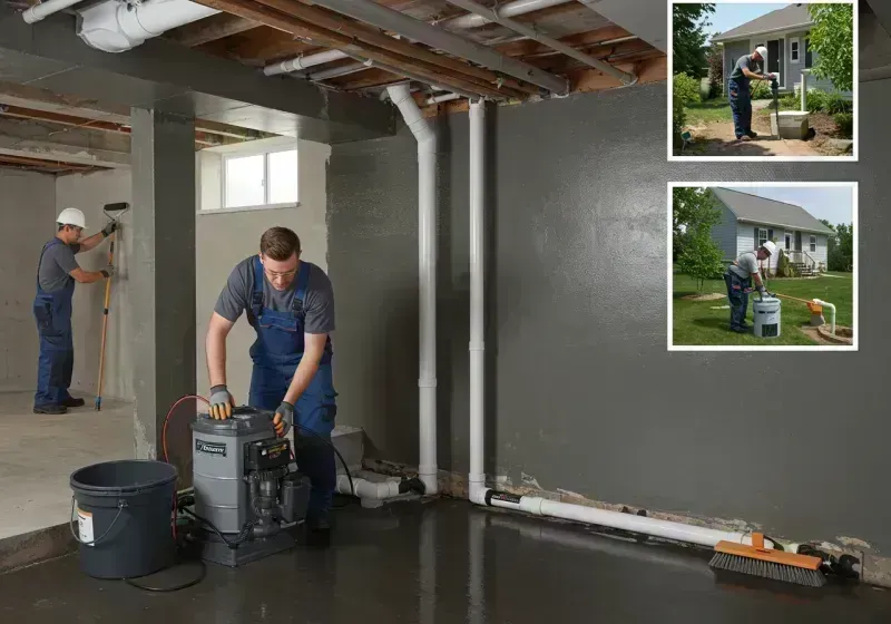 Basement Waterproofing and Flood Prevention process in Le Roy, IL